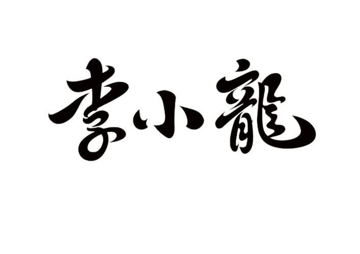 李小龙字体图片大全集 李小龙怎么写好看